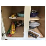 Pots, Bundt pan, misc