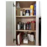 Spice cabinet contents