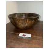 Primitive wooden bowl