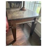 End table and lamp