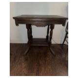 Antique entryway table