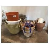 Misc planters and pots