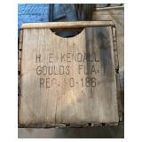 Wooden crate
