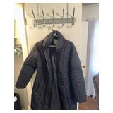 Over the door hanger with size large winter coat