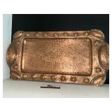 Copper serving platter