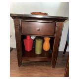 Side table and decor