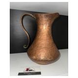 Copper pitcher