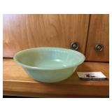 Jadeite serving bowl