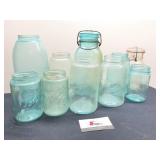 Vintage canning jars