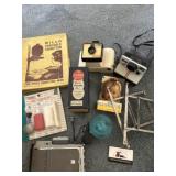 Vintage cameras and accessories