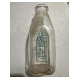 Spencer, IA glass milk jar