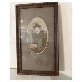 Framed vintage photo