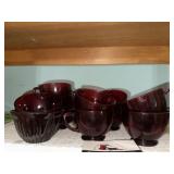Red mugs