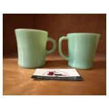 Fire King Jadeite mugs