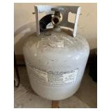 Empty propane tank