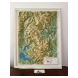 Rocky Mountain Park topographical map