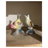 Vintage ceramic birds