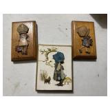 MCM 3-D doll wall art
