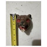 Chalk ware bear decor