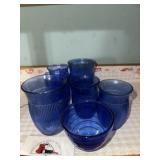 Blue cups
