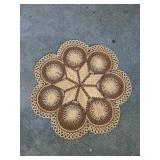 Rattan rug
