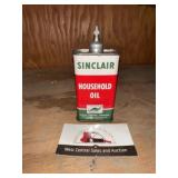 Sinclair Household Oil can