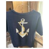 Vintage size small anchor sweater