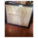 Copyright 1896 New York State map approximately