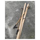 Wood skis