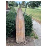 Vintage wooden ironing board