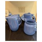 Stoneware pitchers, dishes