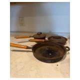 Cast iron pans