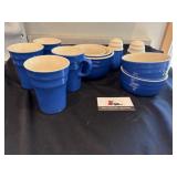 Oxford stoneware bowls, salt and pepper, mugs
