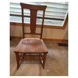 Wooden rocking chair