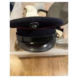 Military hat and items