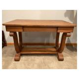 Mission style library desk