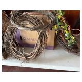 Wreaths and decor