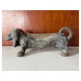 Wiener dog cast iron boot scraper