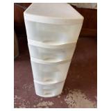 Plastic drawer organizer