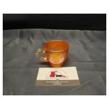 Fenton Marigold Carnival Glass Kittens Tea Cup