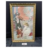 Framed Music Lesson Print