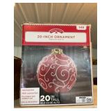 Holiday Time 20in Ornament