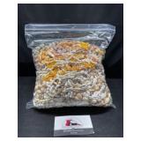 Gallon bag of shell necklaces