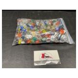 Quart baggie of glass beads