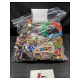 Gallon bag of bracelets