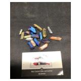 Cobalt Blue aura quartz points