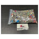 Quart bag of beads and charms