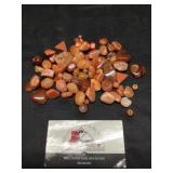 Carnelian Hearts//Beads