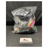 Gallon bag of chain, string, and wire