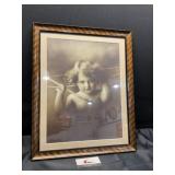 Framed Cupid Awake Print